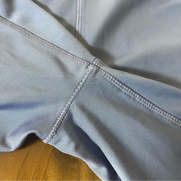 Adrienne Vitadini Sport Light Purple Gray Long Women's Biker Shorts Size Large - Picture 8 of 10